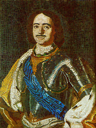 Мозаика, изготовленная М.В. Ломоносовым в 1754 году