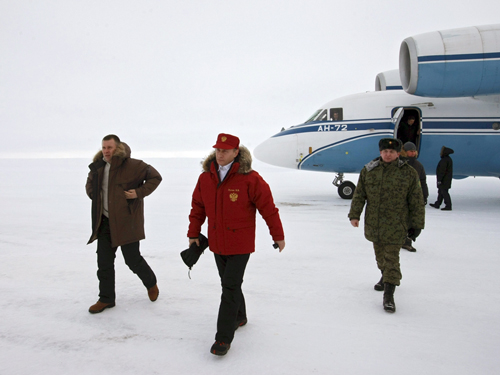 Владимир Путин на Земле Франца-Иосифа, 2010 г. Фото: kremlin.ru