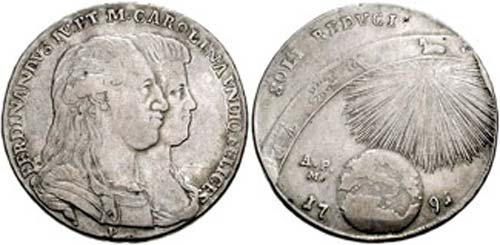 Неаполитанский пиастр. Источник: wikipedia.org