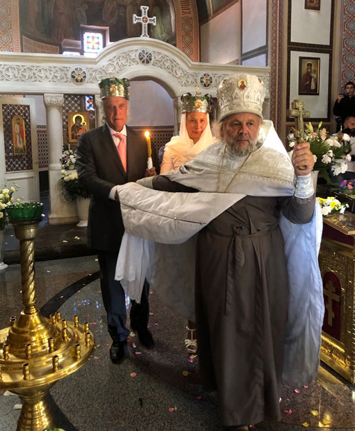 Обряд крещения провёл Архимандрит Нестор