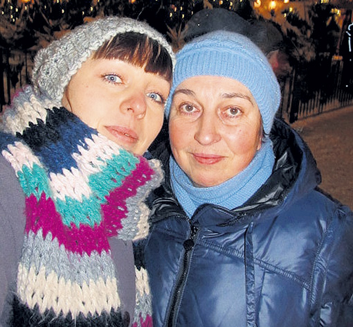 С дочерью Еленой Стельмах