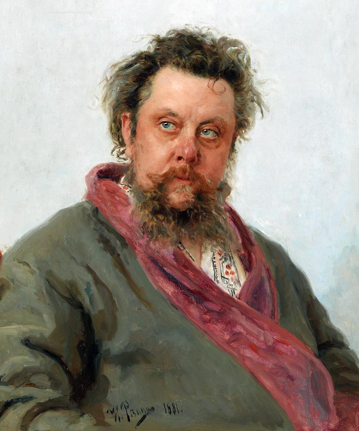 Портрет Мусоргского, 5 марта 1881 года, за 4 дня до смерти композитора. Источник: wikimedia