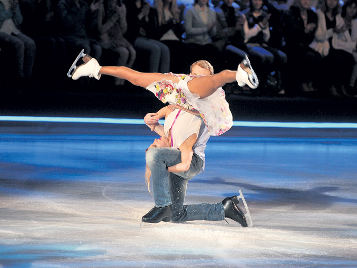 Кататься в паре с чемпионкой Европы-2009 Лёше понравилось
