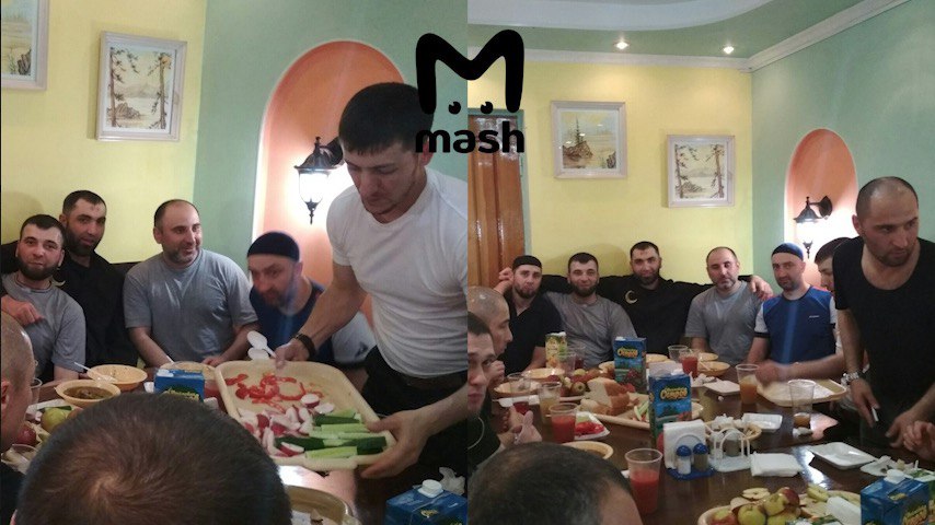 Фото убийцы Немцова на пирушке появились в Сети
