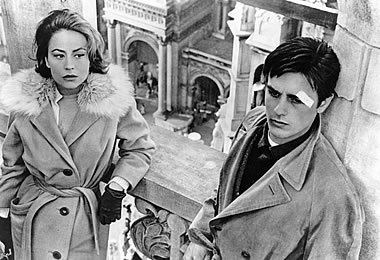 С Аленом Делоном в картине 