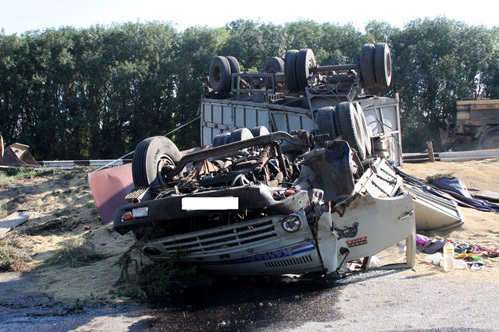 Место аварии