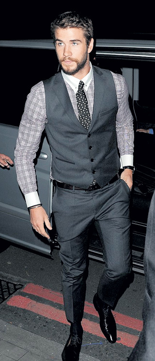 Лиам на премьере «Rush»