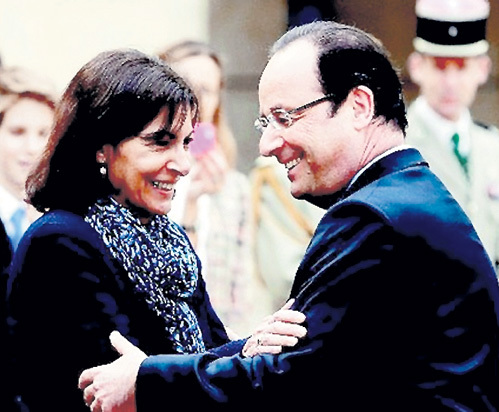 Франсуа ОЛЛАНД рад назначению Анн ИДАЛЬГО - он любит работать в окружении приятных женщин