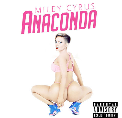 Майли САЙРУС сразу спародировала обложку диска конкурентки