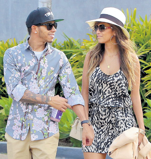 ХЭМИЛТОН и ШЕРЗИНГЕР стали одной из самых колоритных пар в мире спорта и шоу-бизнеса