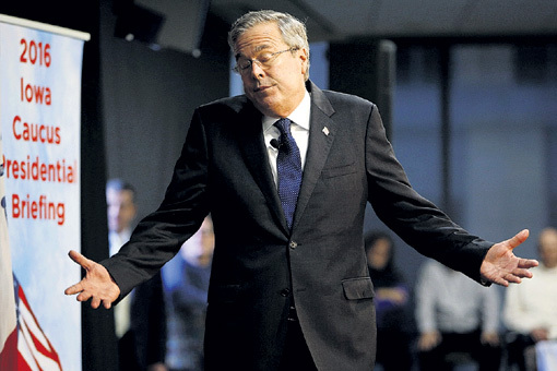 Джеб БУШ хотел бы отречься от тупого старшего брата, но папа не разрешает