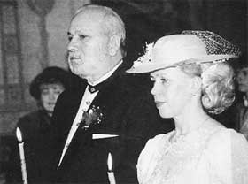 Бедрос и Людмила во время венчания