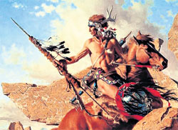 СВОБОДОЛЮБИВЫЙ НАРОД: если дать индейцам в руки современное оружие, они смогут вернуть свои исконные земли в США